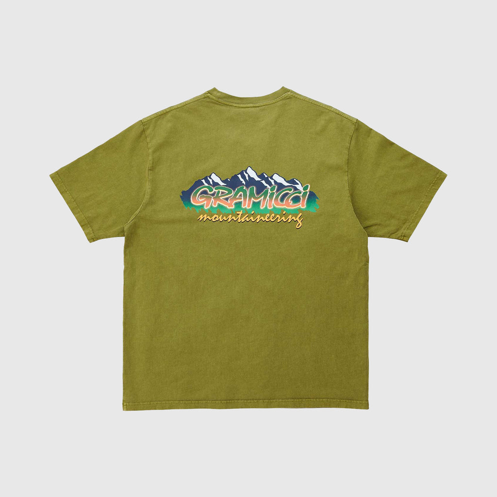 Gramicci Mountaineering Tee - Pistachio Pigment - Back