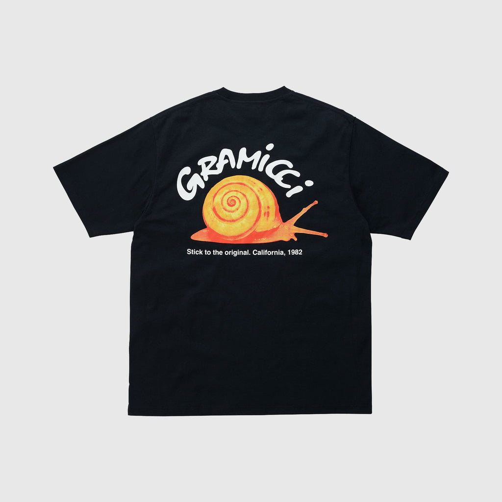 Gramicci Snail Tee - Vintage Black - Back