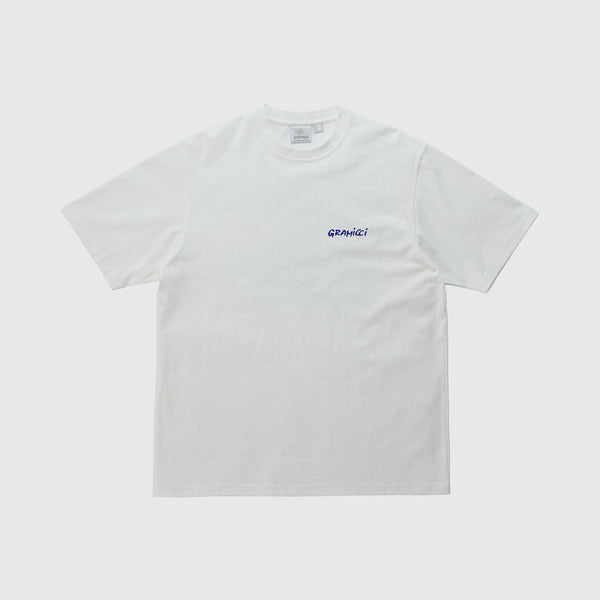 Gramicci Snail Tee - White - Front