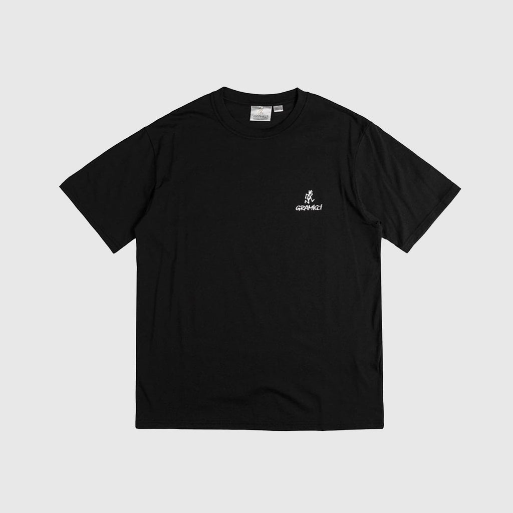 Gramicci One Point Logo Tee - Black - Front