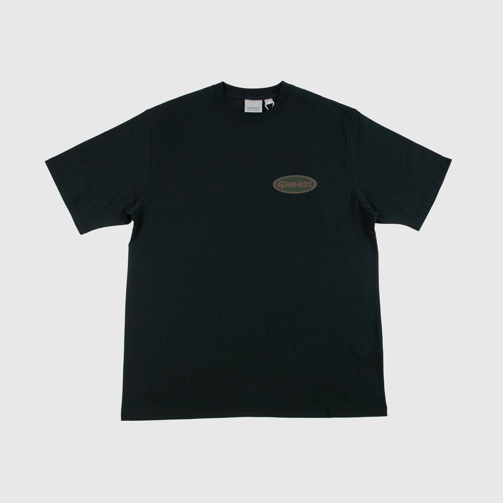 Gramicci Oval Tee - Vintage Black - Front