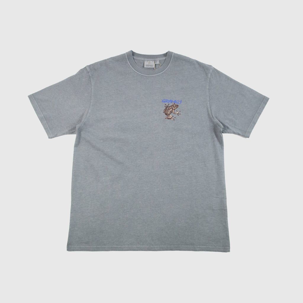 Gramicci Sticky Frog Tee - Slate Pigment - Front