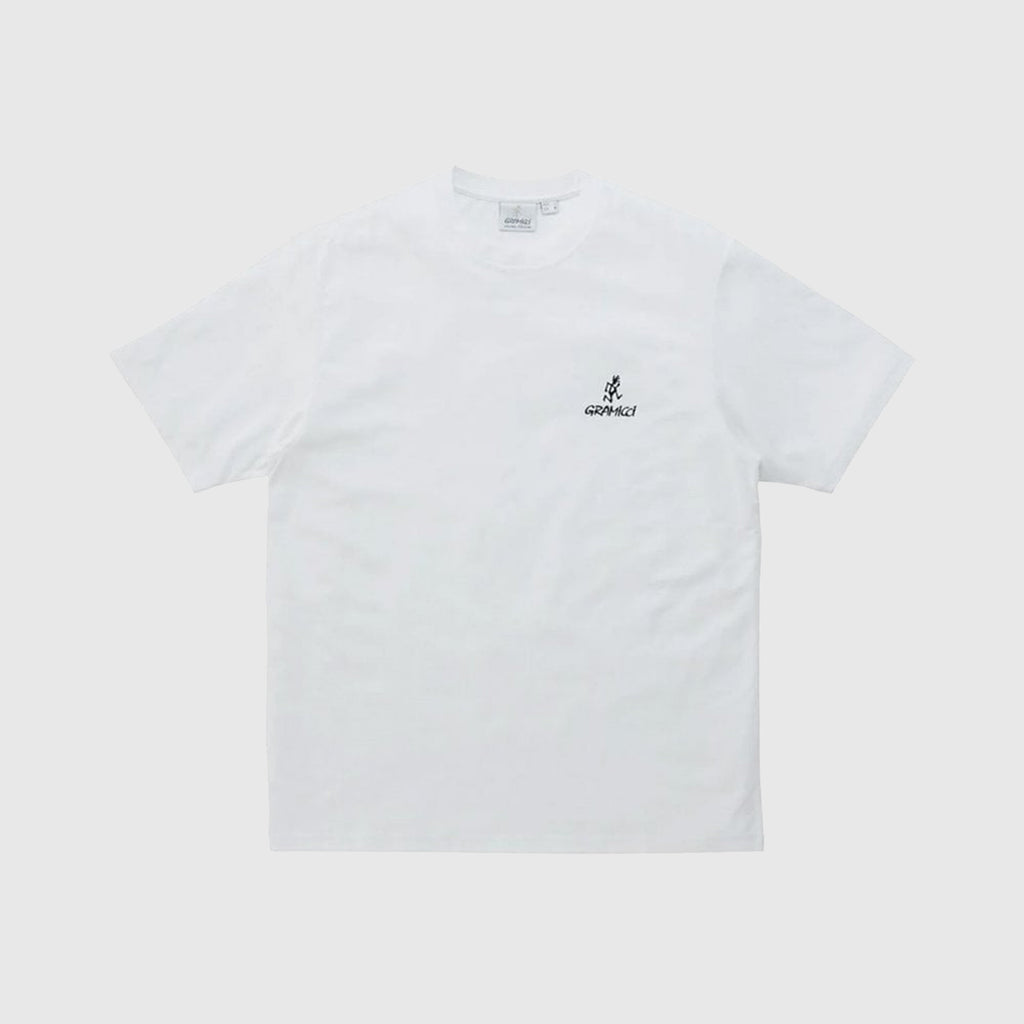 Gramicci One Point Logo Tee - White - Front
