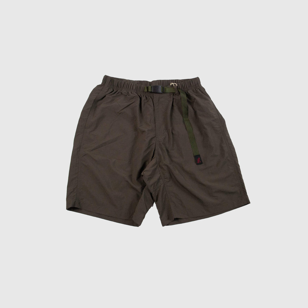 Gramicci Nylon Loose Short - Dark Brown - Front