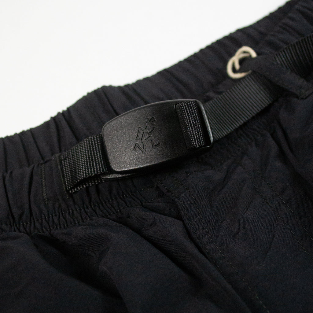 Gramicci Nylon Loose Short - Black - Front Close Up