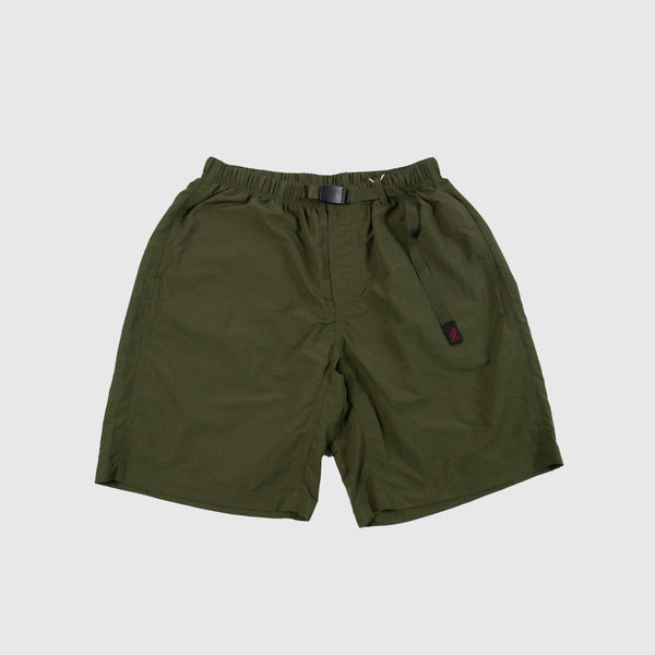 Gramicci Nylon Loose Short - Deep Olive - Front