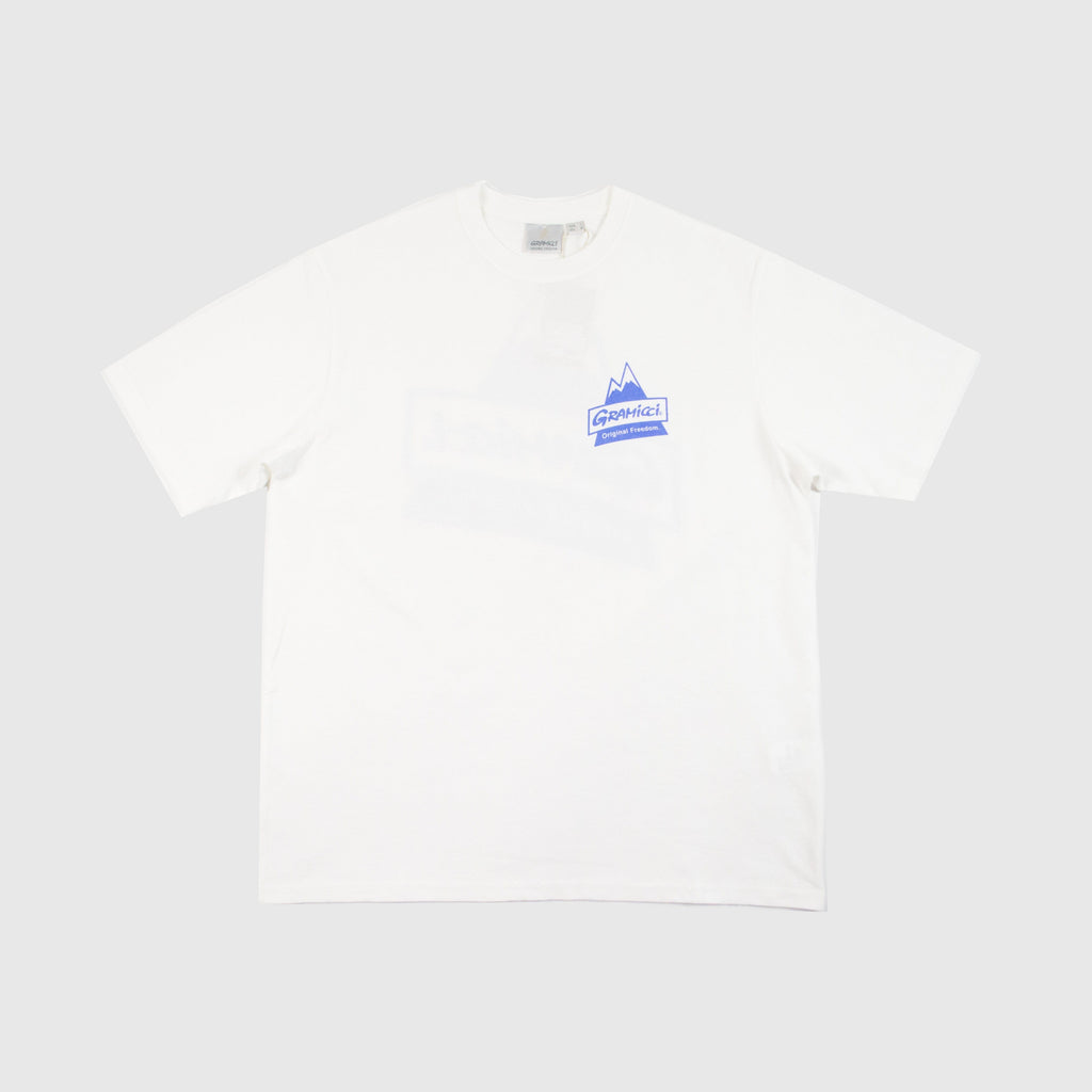 Gramicci Peak Tee - White - Front