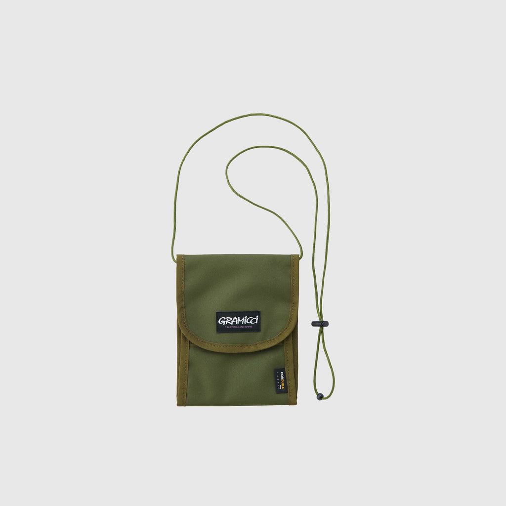 Gramicci Cordura Neck Pouch - Olive Drab - Front