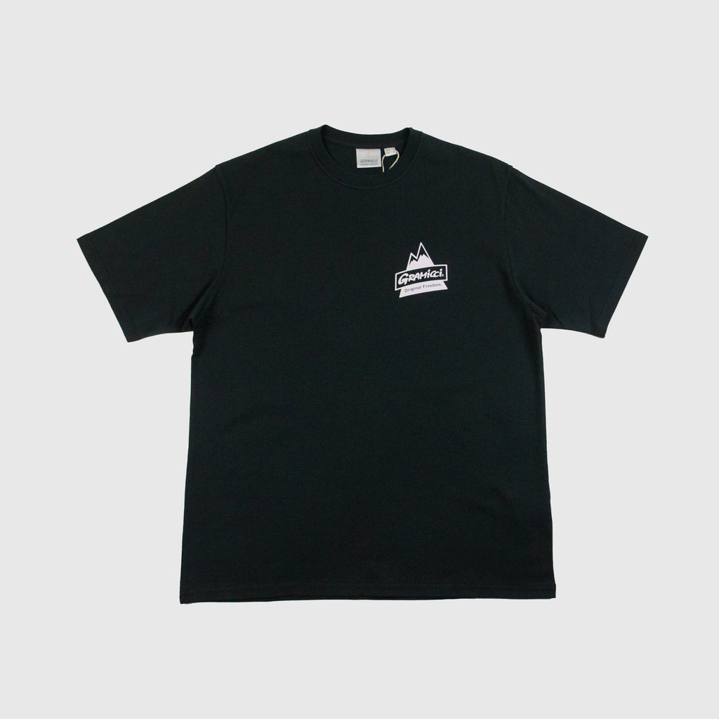 Gramicci Peak Tee - Vintage Black - Front