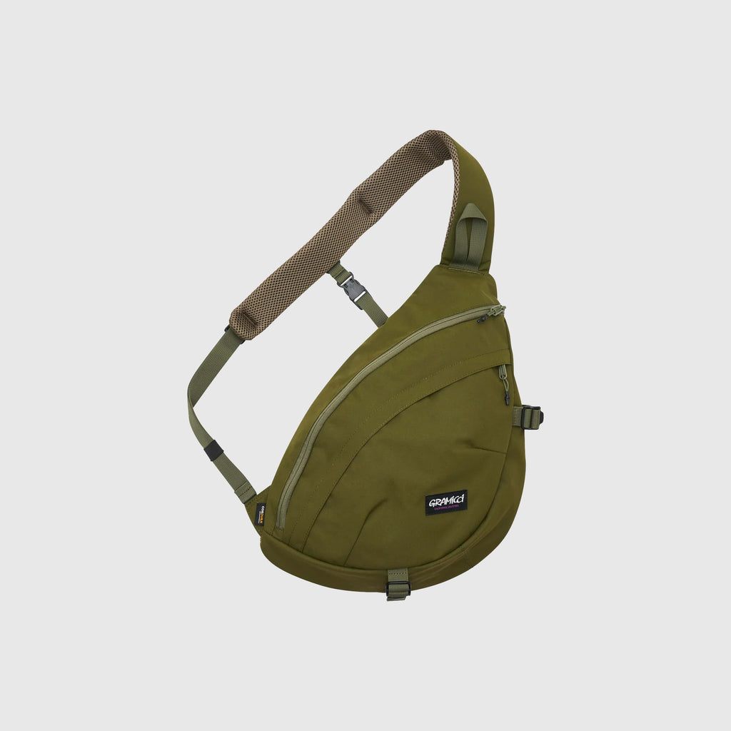Gramicci Cordura Sling Bag - Olive - Front