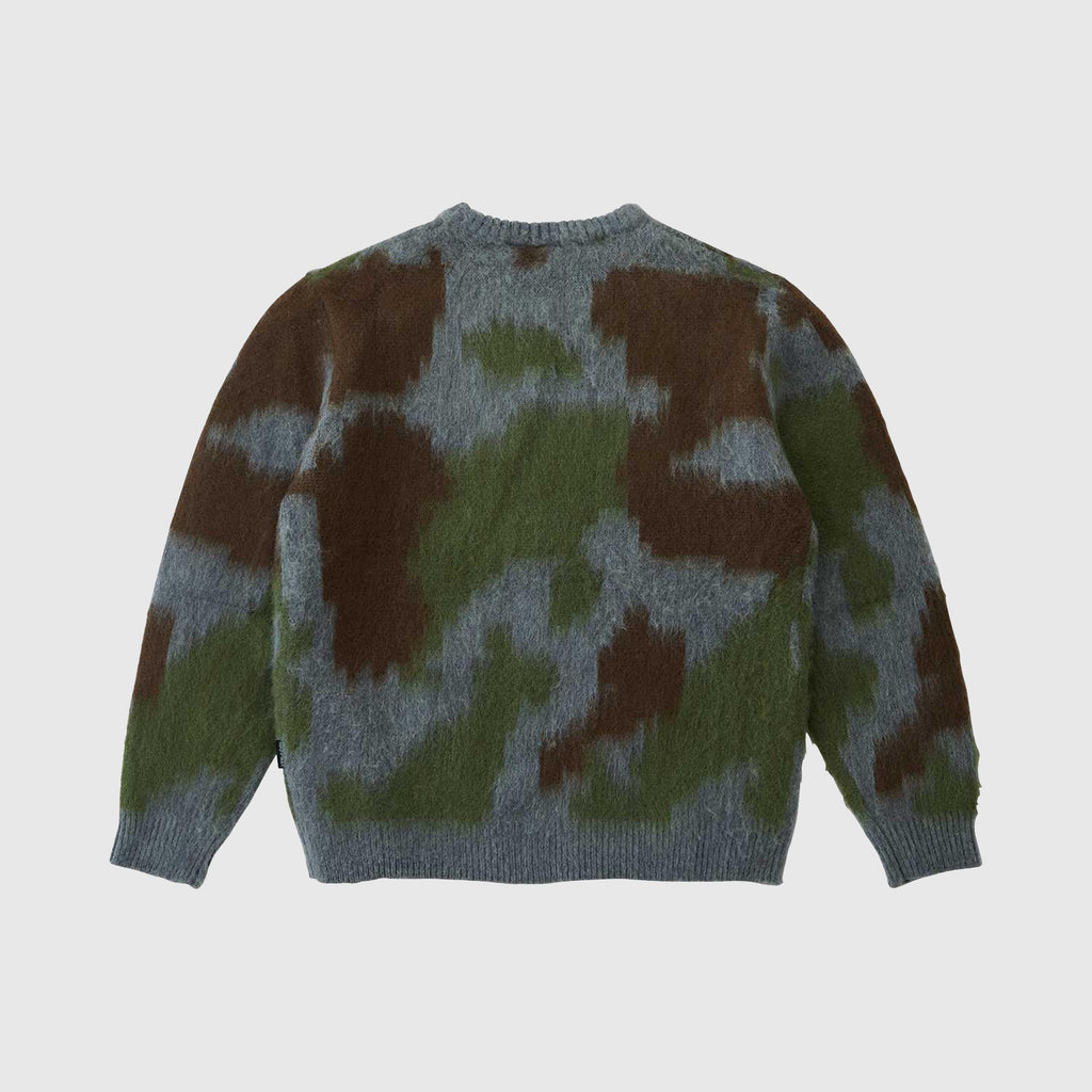 Gramicci Mohair Cardigan - Digi Camo back