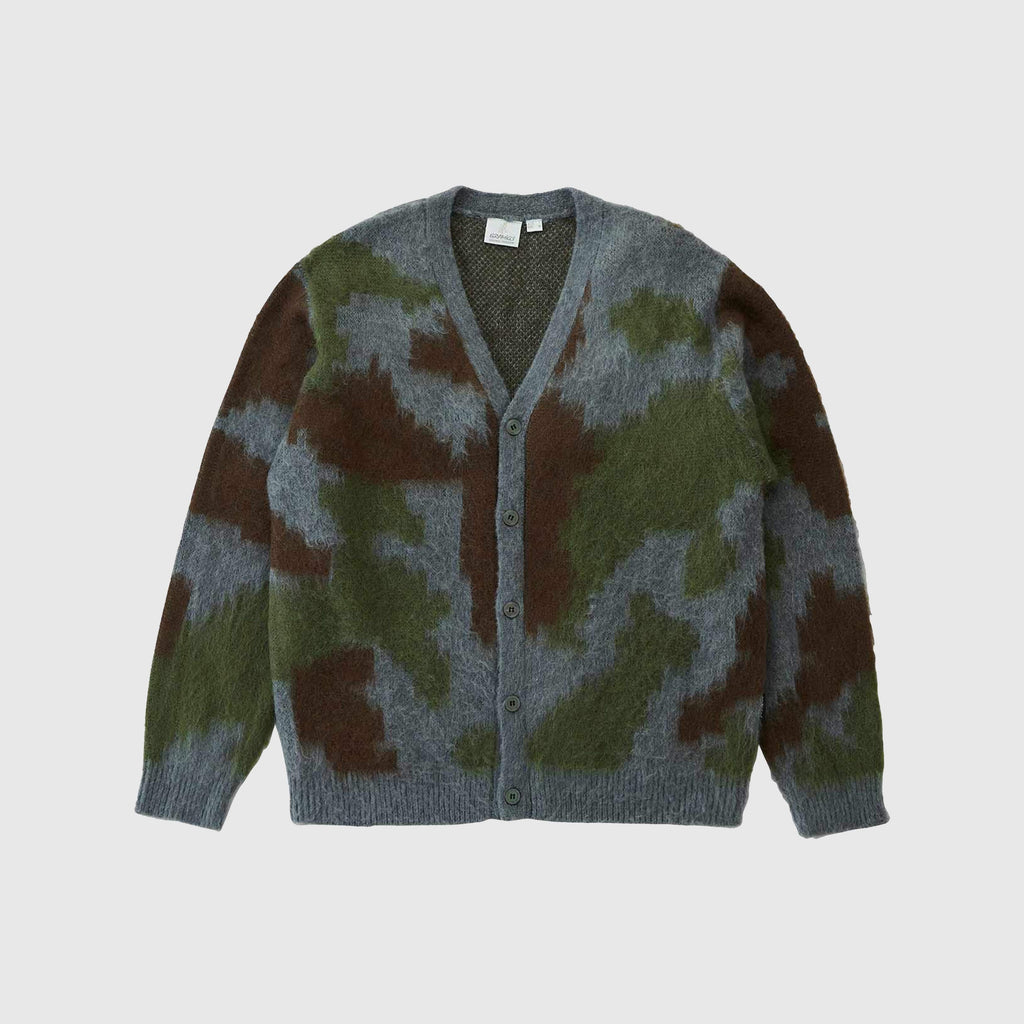 Gramicci Mohair Cardigan - Digi Camo Front
