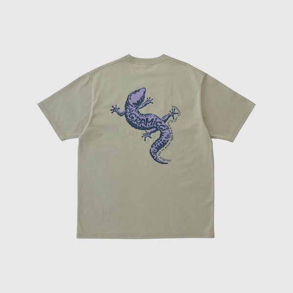 Gramicci SS Gecko Tee - Beige - Backprint