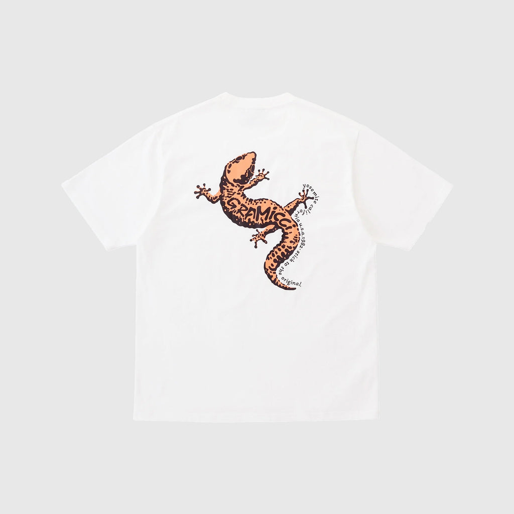 Gramicci SS Gecko Tee - White Back Print