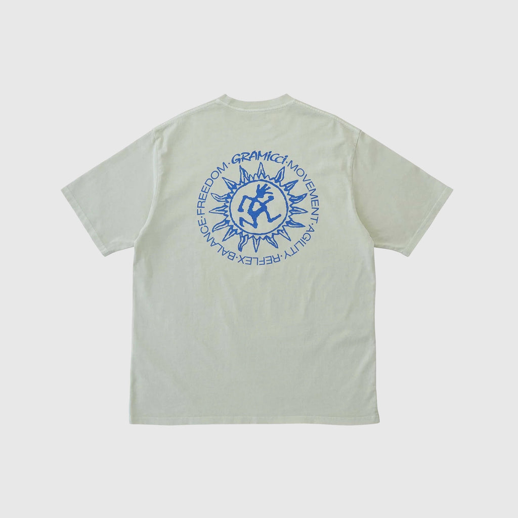 Gramicci SS Sun Tee - Natural Pigment Back Print