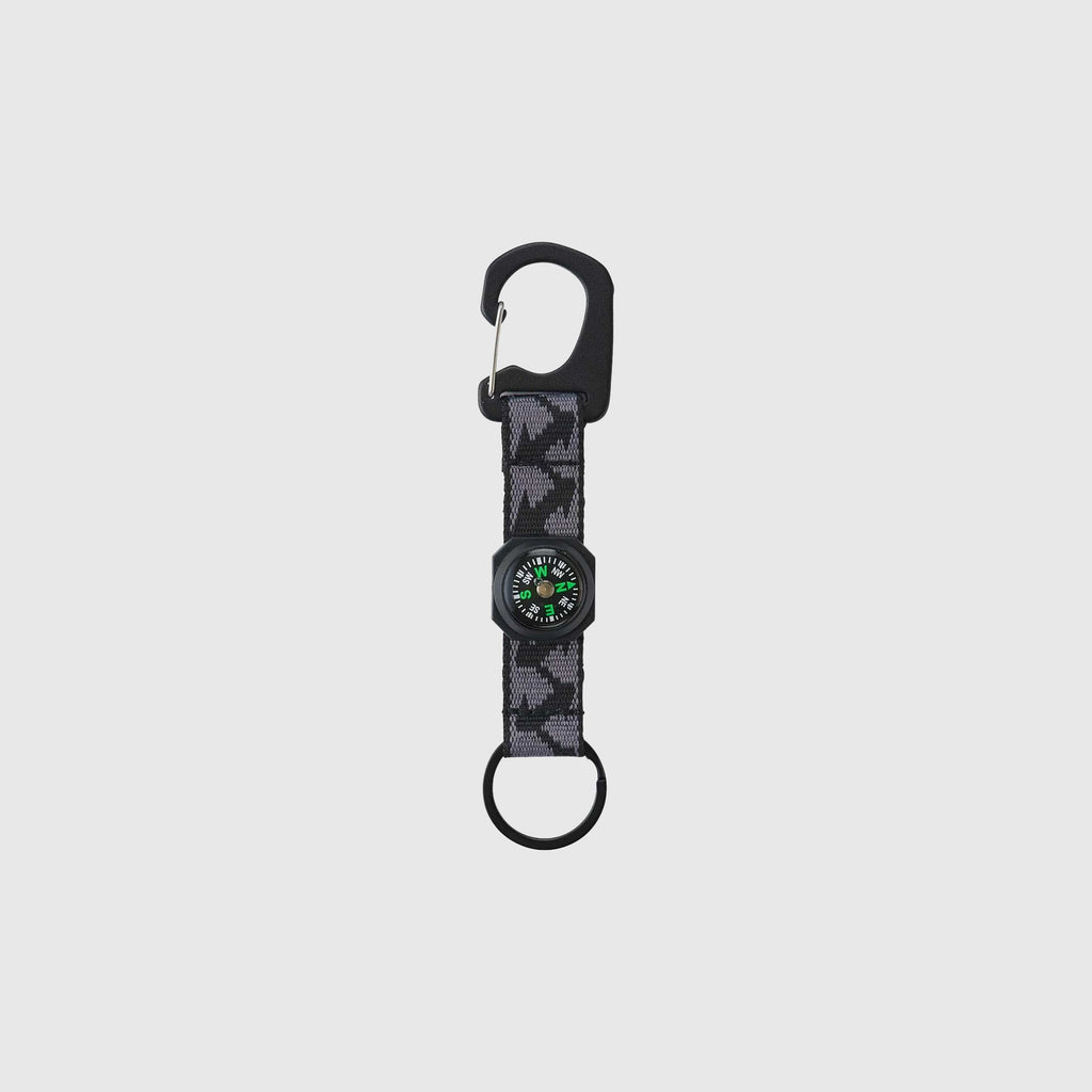 Gramicci Zig Zag F Compass Keyring - Black Front 