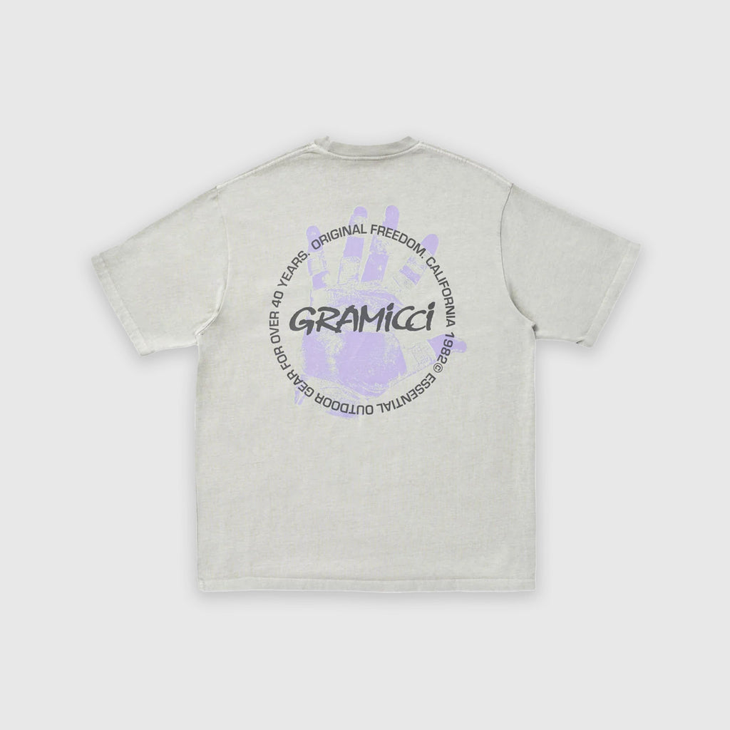 Gramicci Climbers Hand Tee - Pigment Slate - Back