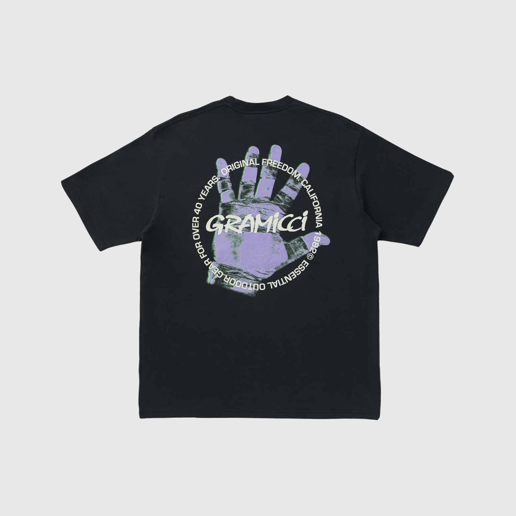 Gramicci Climbers Hand Tee - Vintage Black - Back