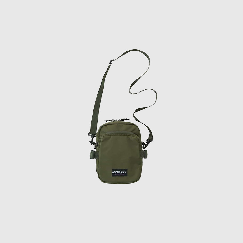Gramicci Cordura Mini Shoulder Bag - Olive - Front