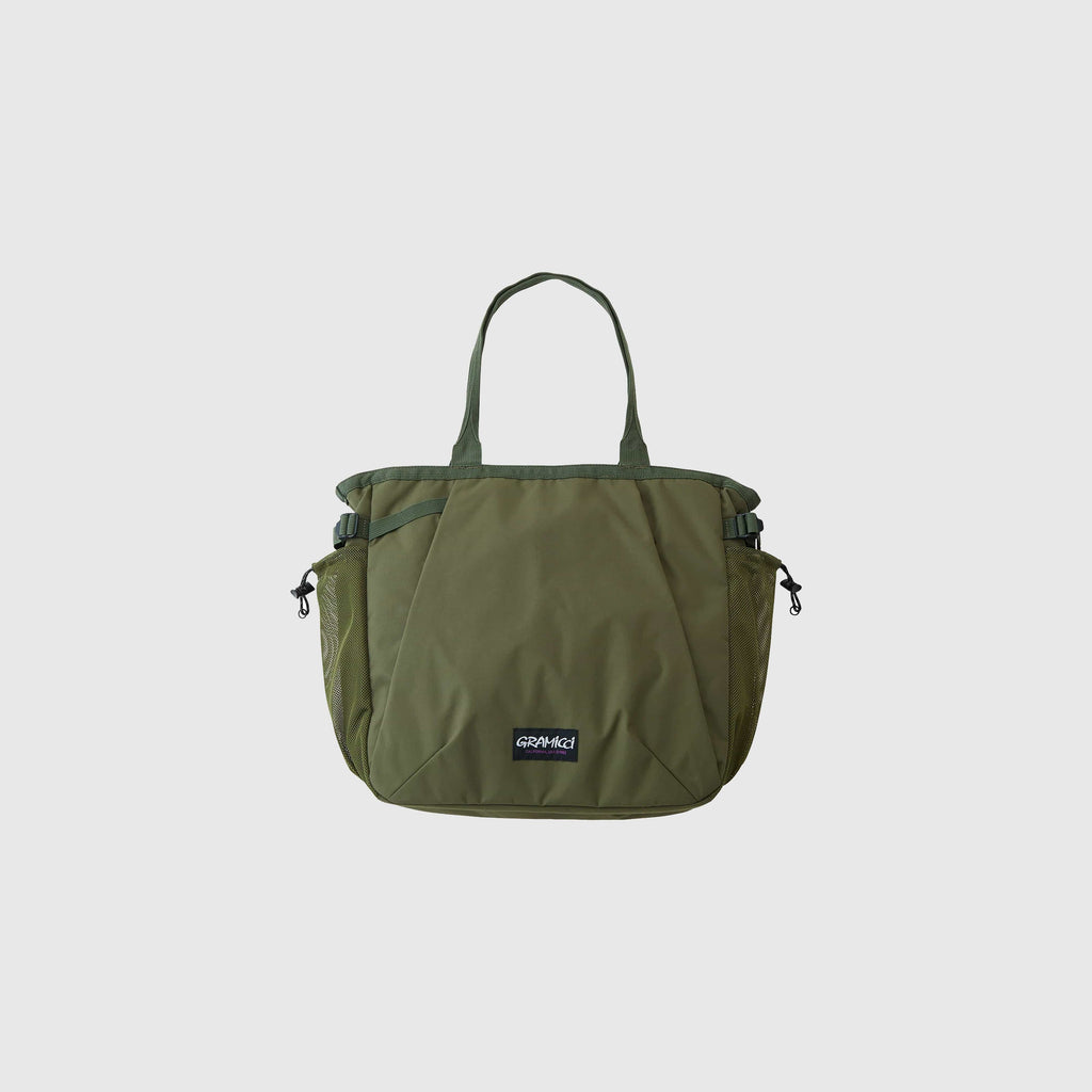 Gramicci Cordura Tote Bag - Olive - Front