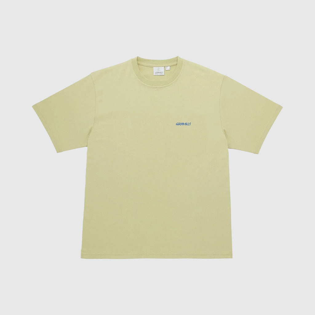 Gramicci Ice Sculpture Tee - Lime - Front