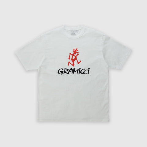 Gramicci Logo Tee - White - Front