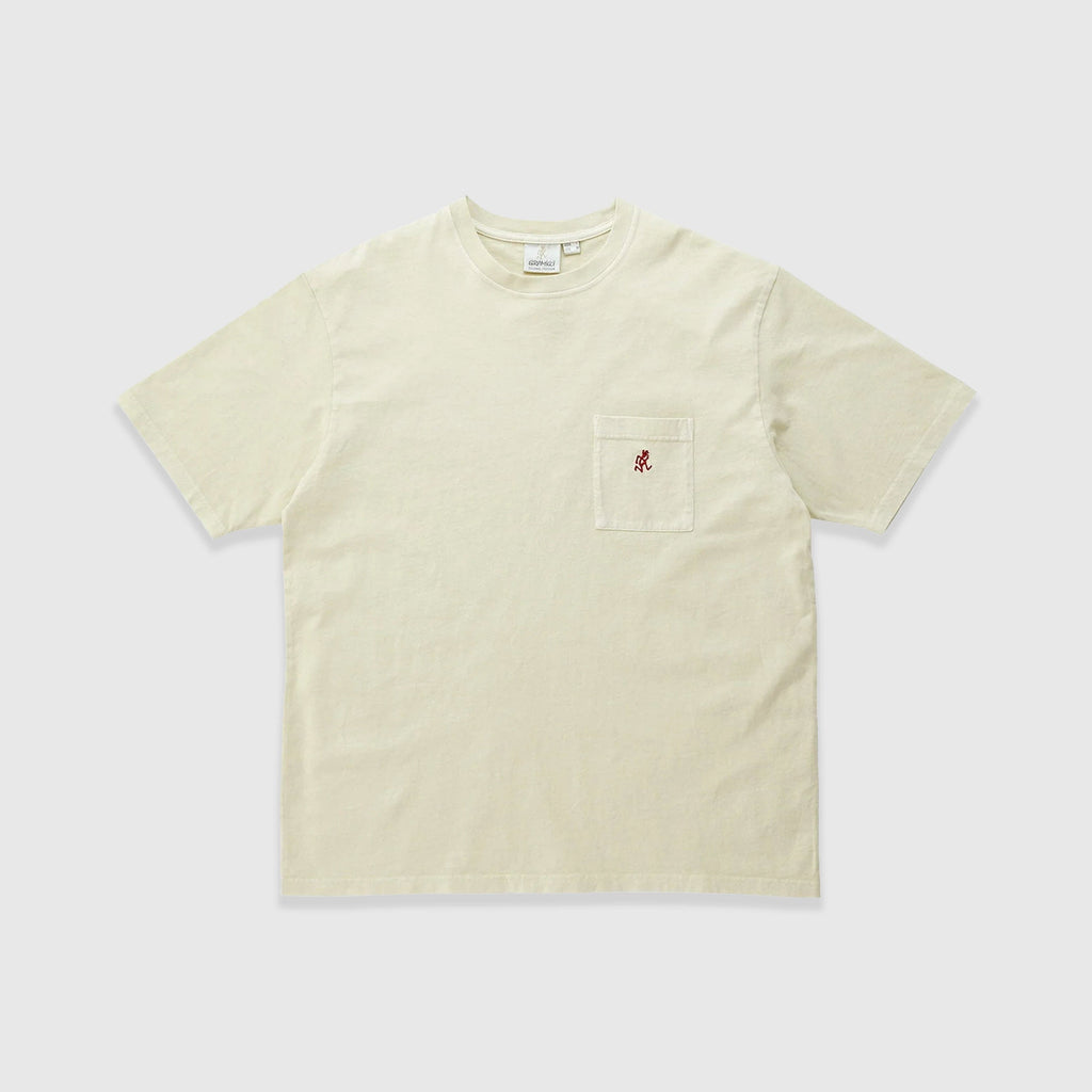 Gramicci One Point Pigment Dyed Tee - Natural Pigment - Front