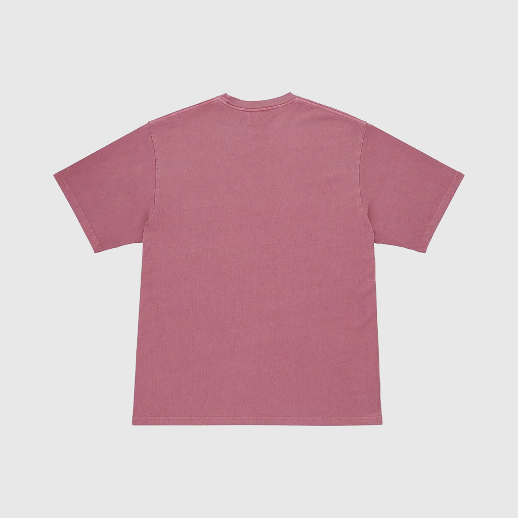 Gramicci One Point Pigment Dyed Tee - Red Pigment - Back