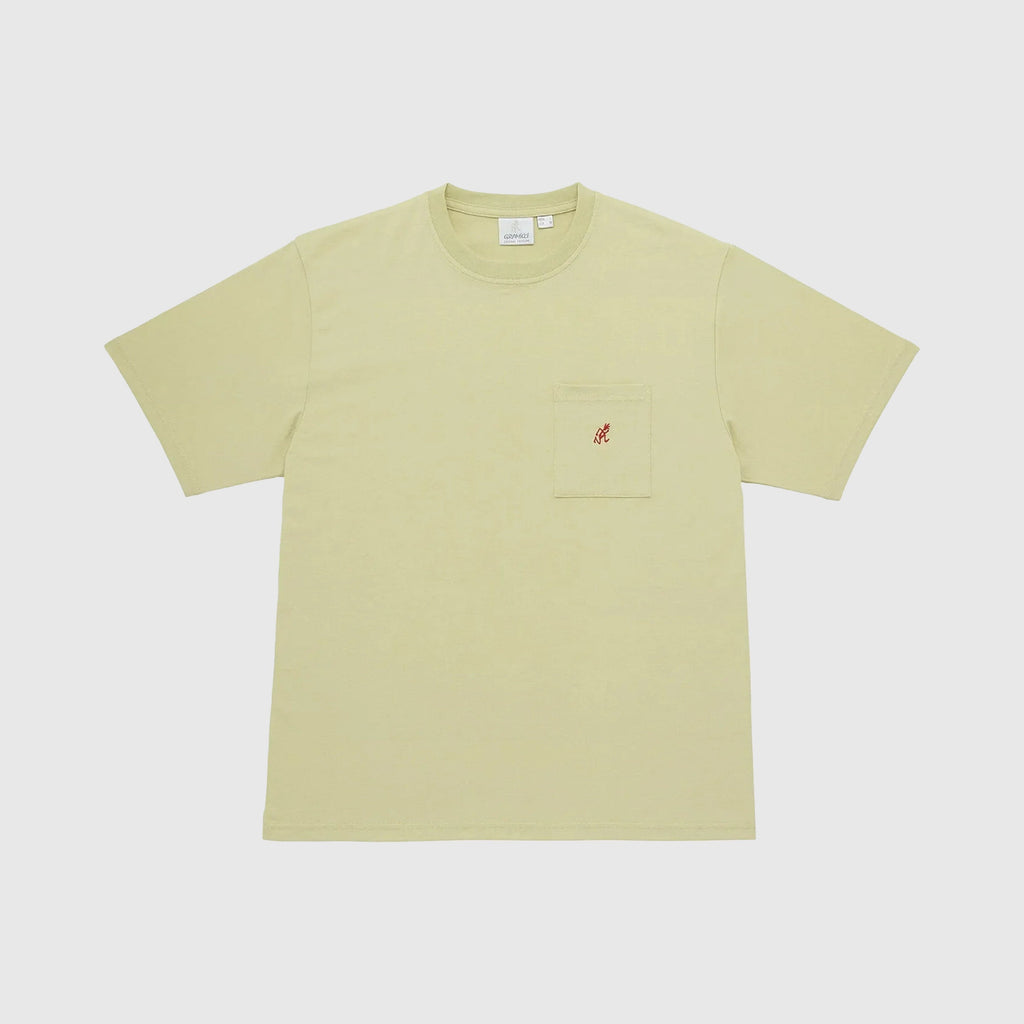 Gramicci One Point Tee - Lime - Front