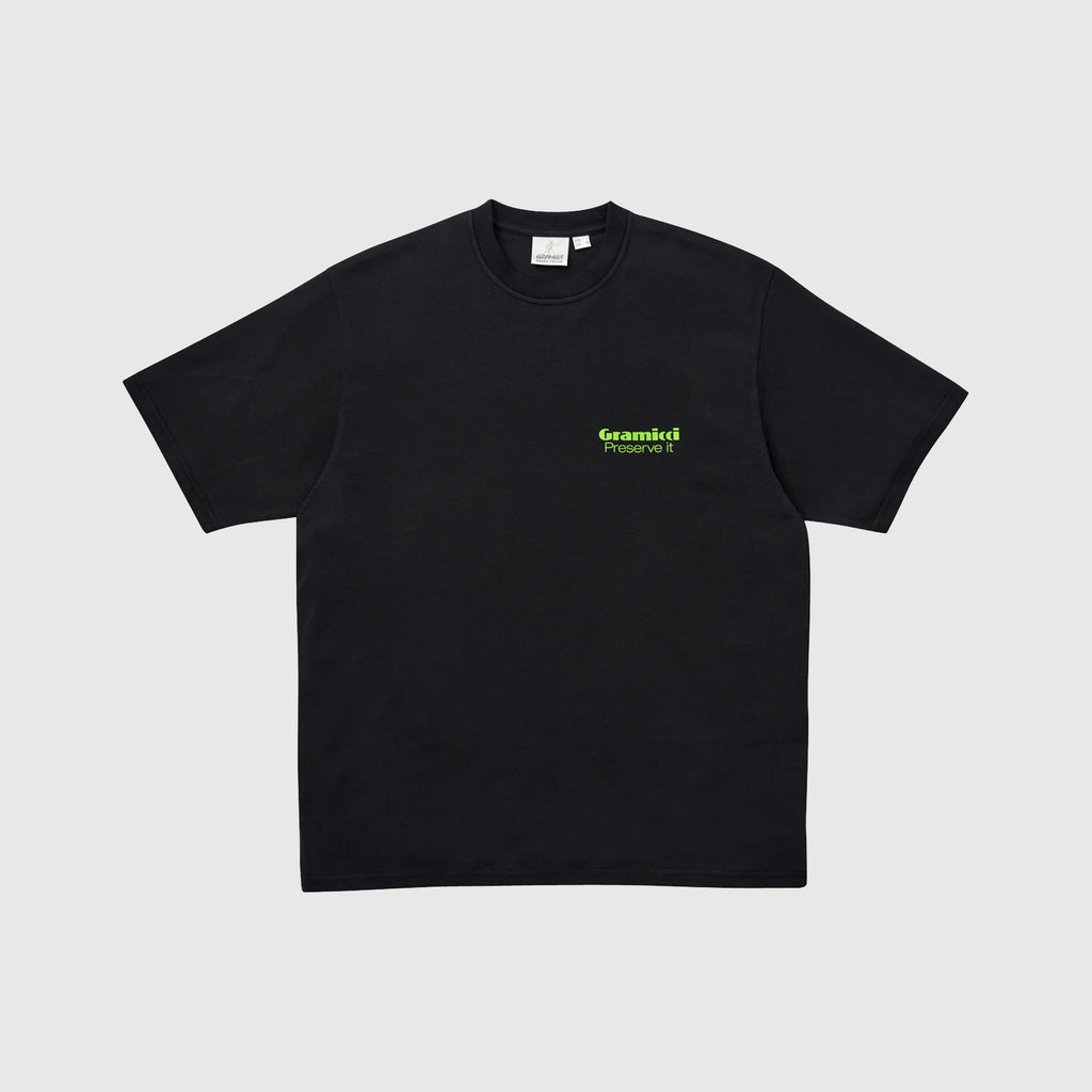 Gramicci Preserve It Tee - Vintage Black - Front