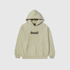 HUF Logo Applique Hooded Fleece - Putty - Front