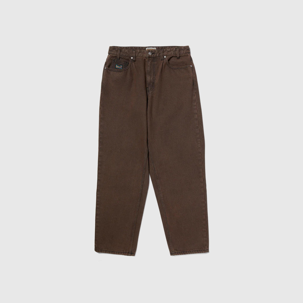 HUF Cromer Washed Pant - Coffee - Front