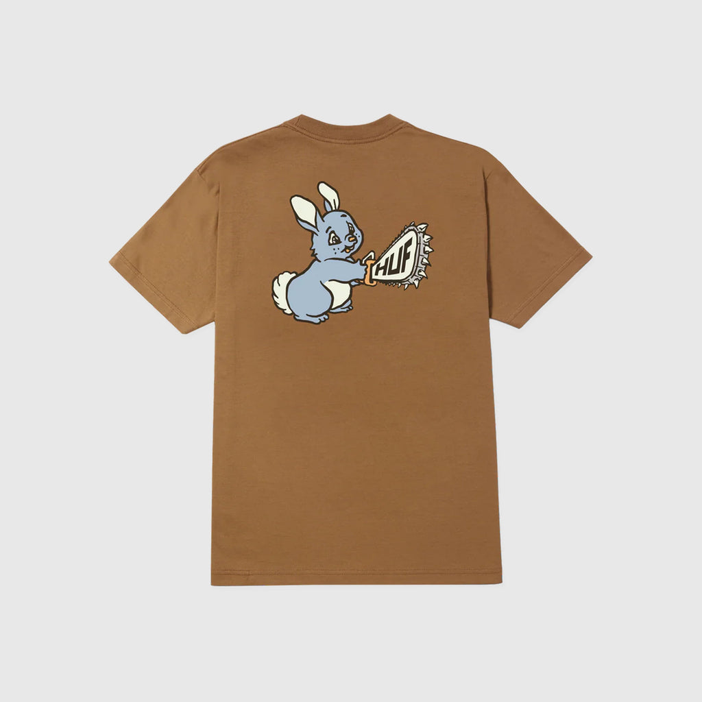 HUF Bad Hare Day Tee - Camel - Back