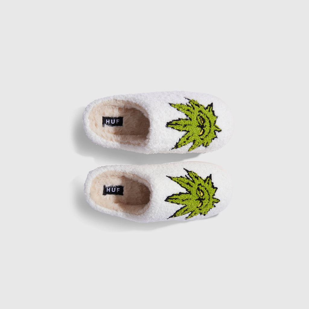 HUF Greench Buddy Fuzzy Slipper - Natural