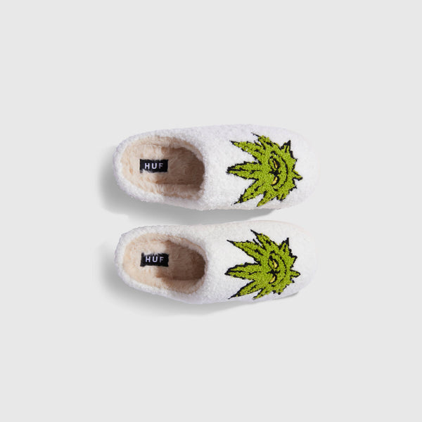HUF Greench Buddy Fuzzy Slipper - Natural