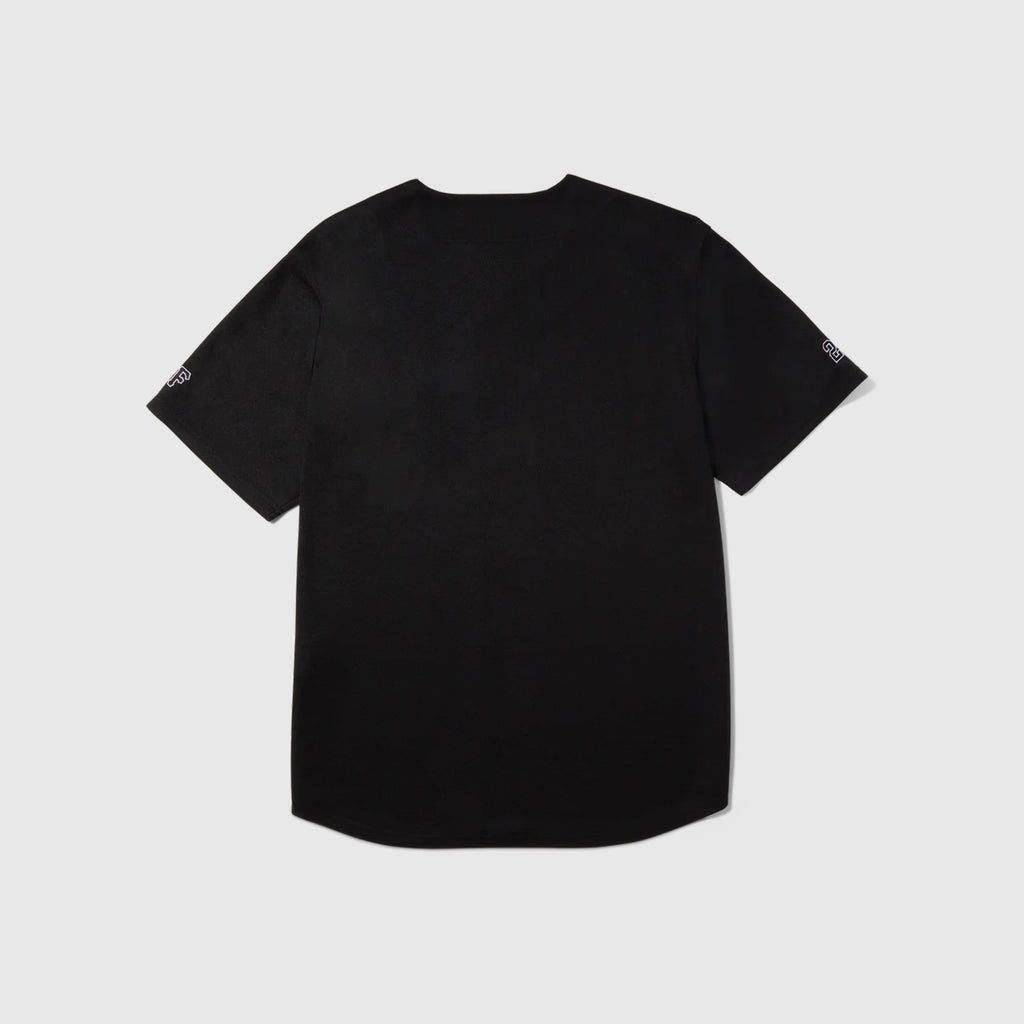 HUF H-Star Baseball Shirt - Black - Back