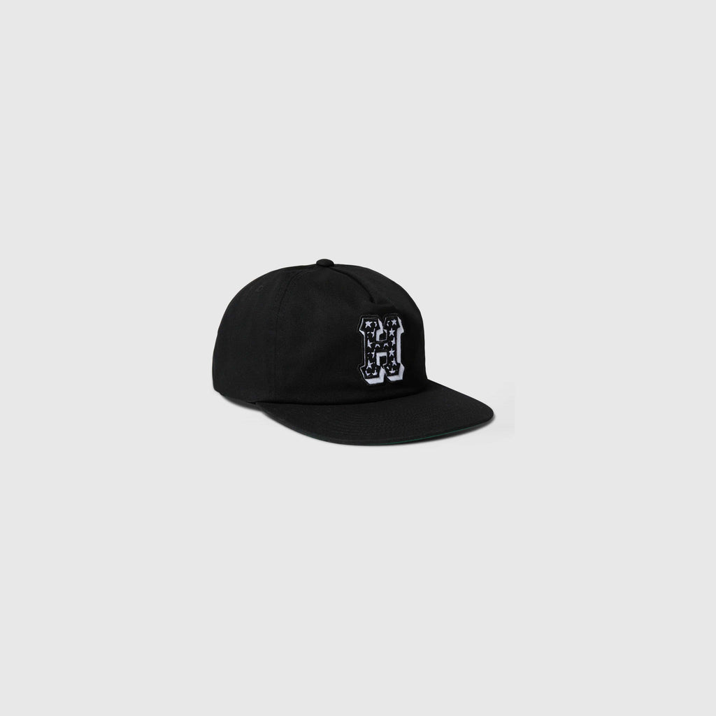 HUF H-Star Snapback - Black - Front