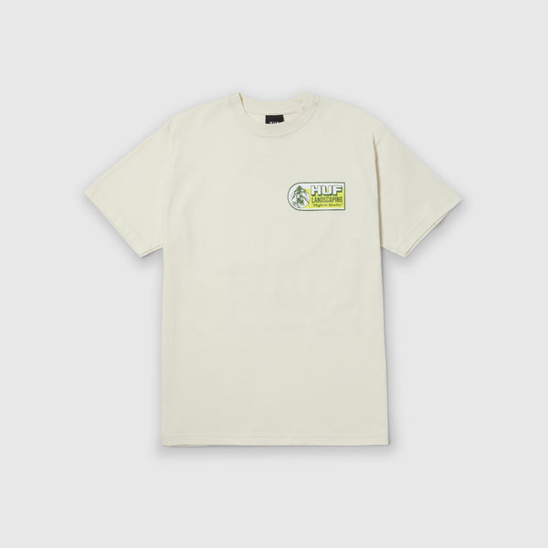 HUF Landscaping Tee - Bone - Front