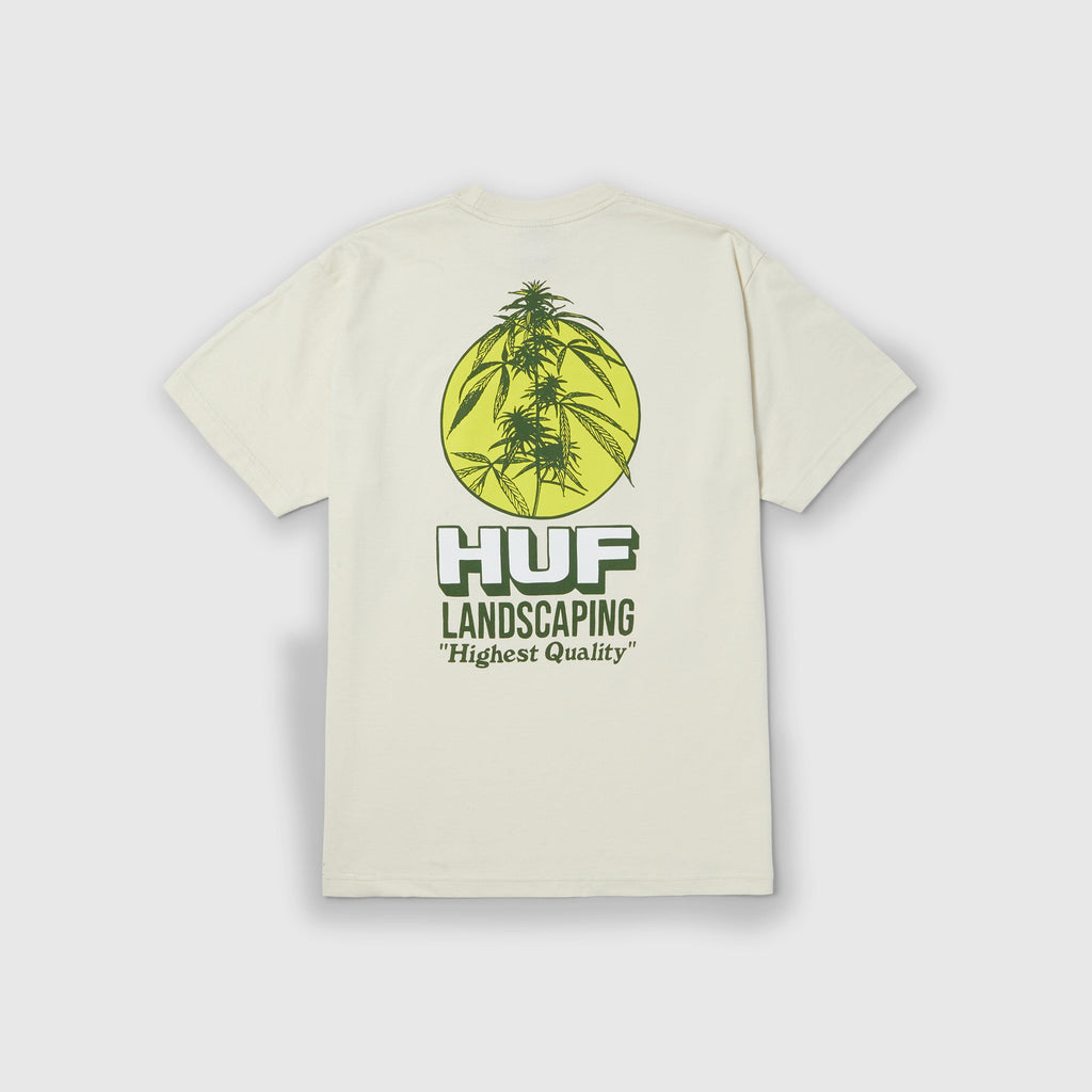 HUF Landscaping Tee - Bone - Back