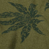 HUF Tribal Crewneck Sweater - Avocado - Close Up