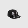 HUF Twin Dragon Snapback - Black - Front