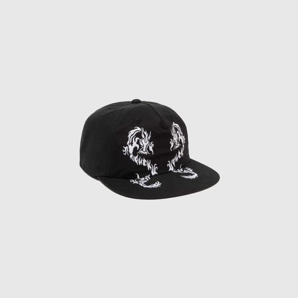HUF Twin Dragon Snapback - Black - Front