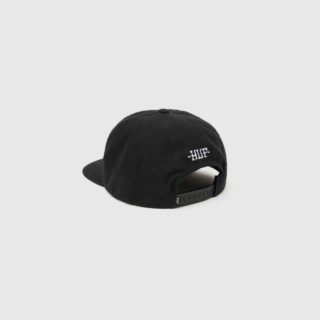 HUF Twin Dragon Snapback - Black - Back
