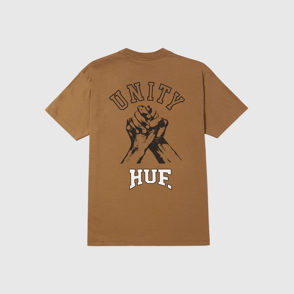 HUF Unity Song Tee - Camel - Back
