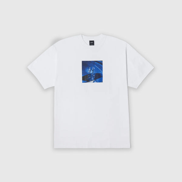 HUF H Class Emblem Tee - White - Front