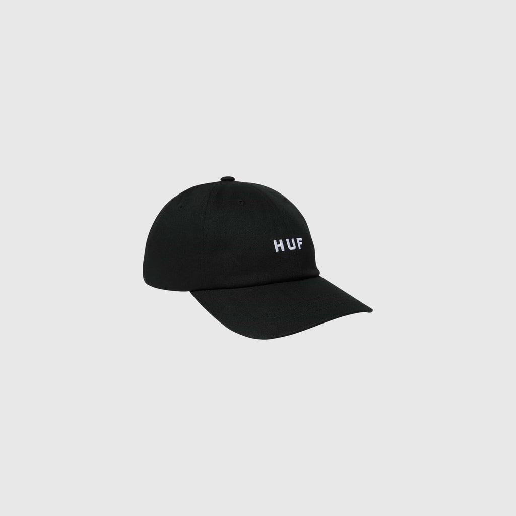 HUF Set OG CV 6 Panel - Black - Front