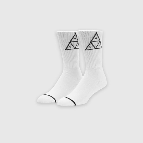 HUF Set TT Crew Sock - White