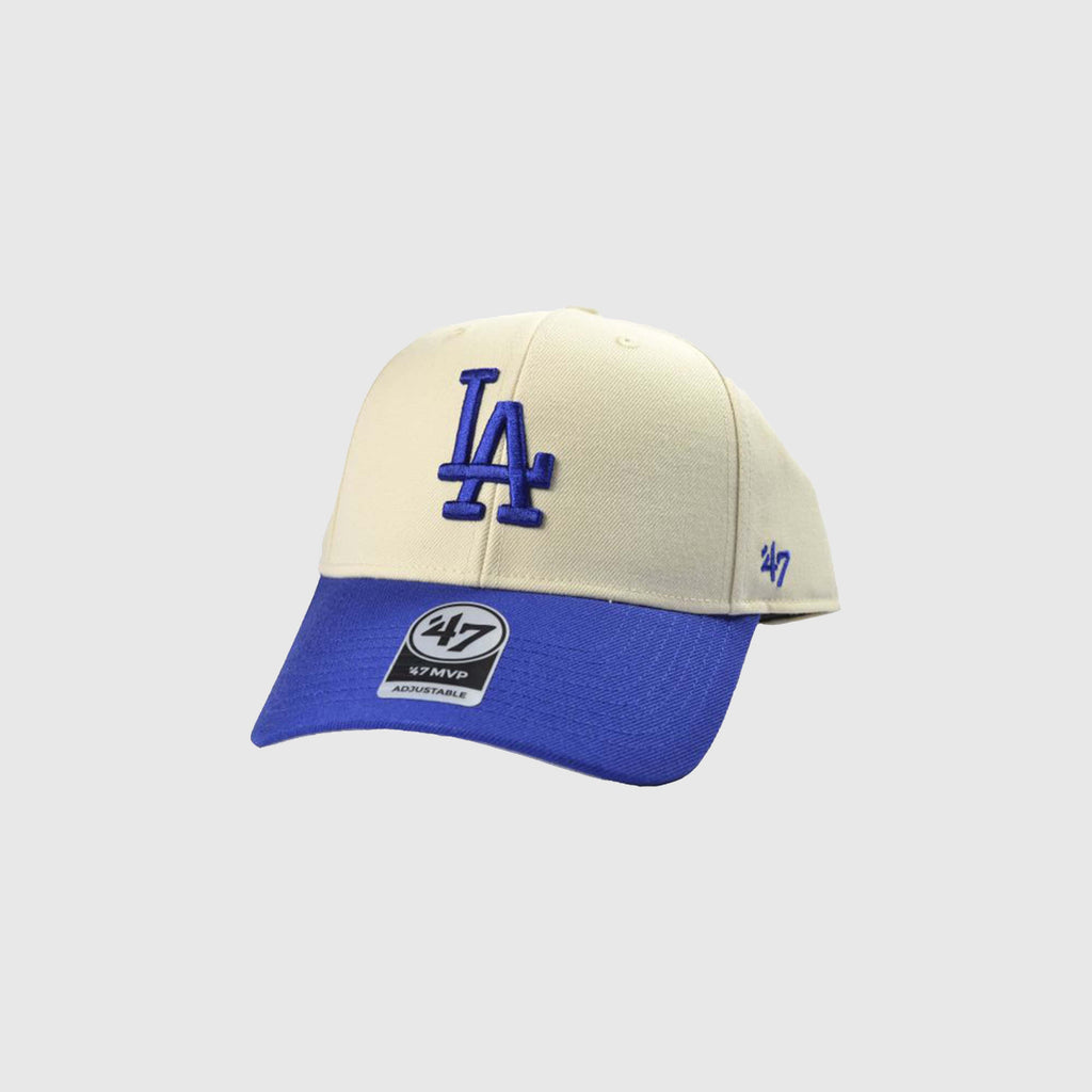 47 Brand LA Dodgers MVP Cap - Natural Blue - Front