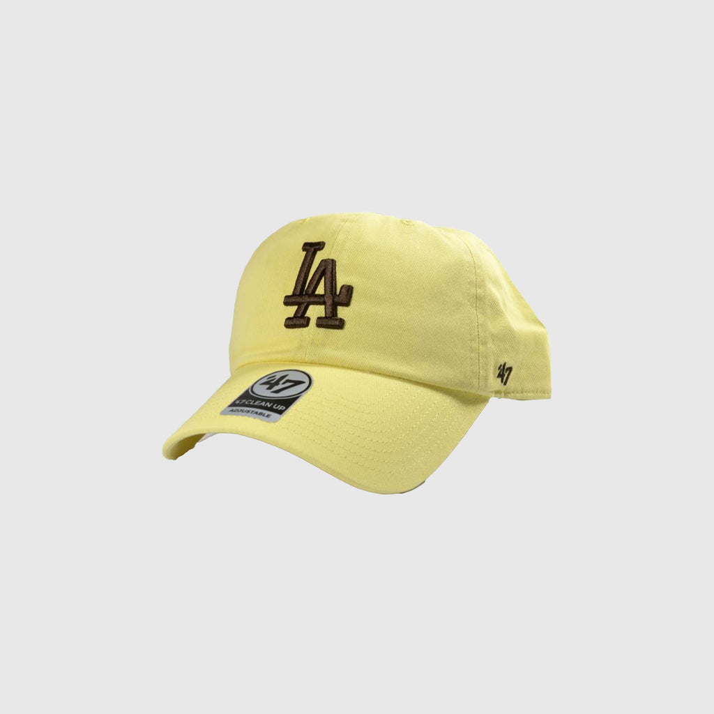 47 Brand LA Dodgers MLB Clean Up Cap - Butter - Front
