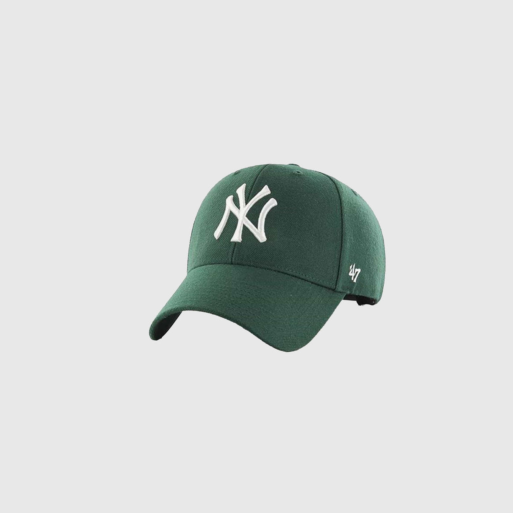 47 Brand New York Yankees MVP Snapback - Dark Green - Front